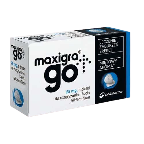 leki na potencję bez recepty Maxigra Go 25mg 4 tabl